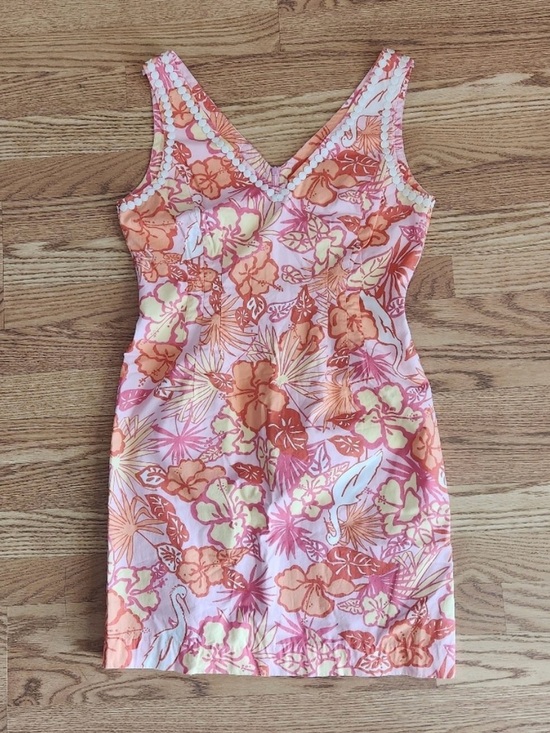 Lilly Pulitzer Dresses & Skirts - EUC Vintage Lilly Pulitzer Shift Dress in Heron There Print, Size 6
